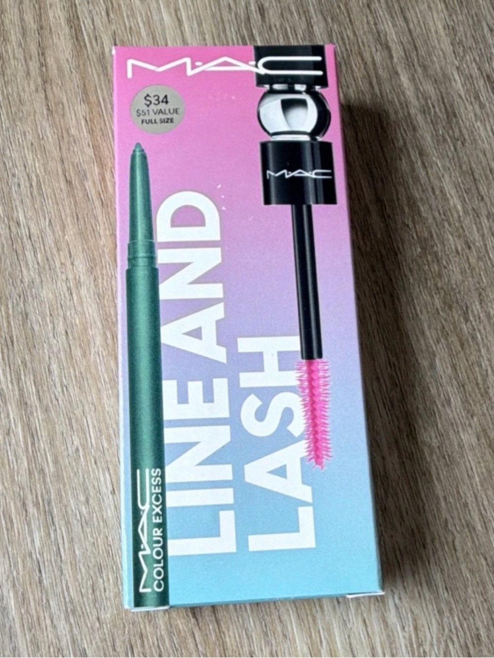 MAC Cosmetics Line and Lash Duo — Pink & Teal